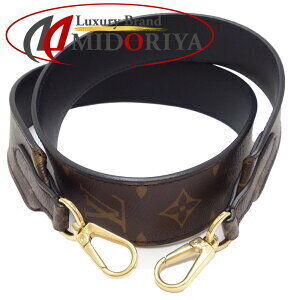 Louis Vuitton Monogram Shoulder Strap Brown Noir Black